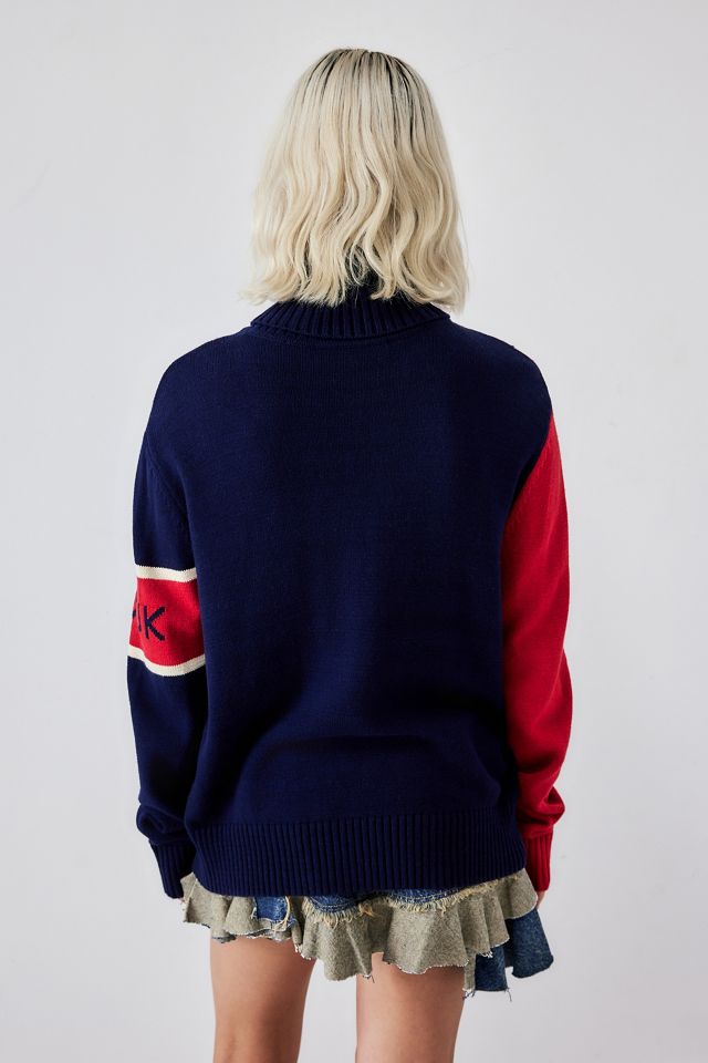 FCUK UO Exclusive Jersey de cuello vuelto con bandera #4
