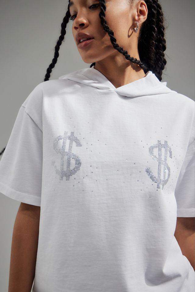 AVAVAV - T-shirt à capuche avec signe du dollar #1