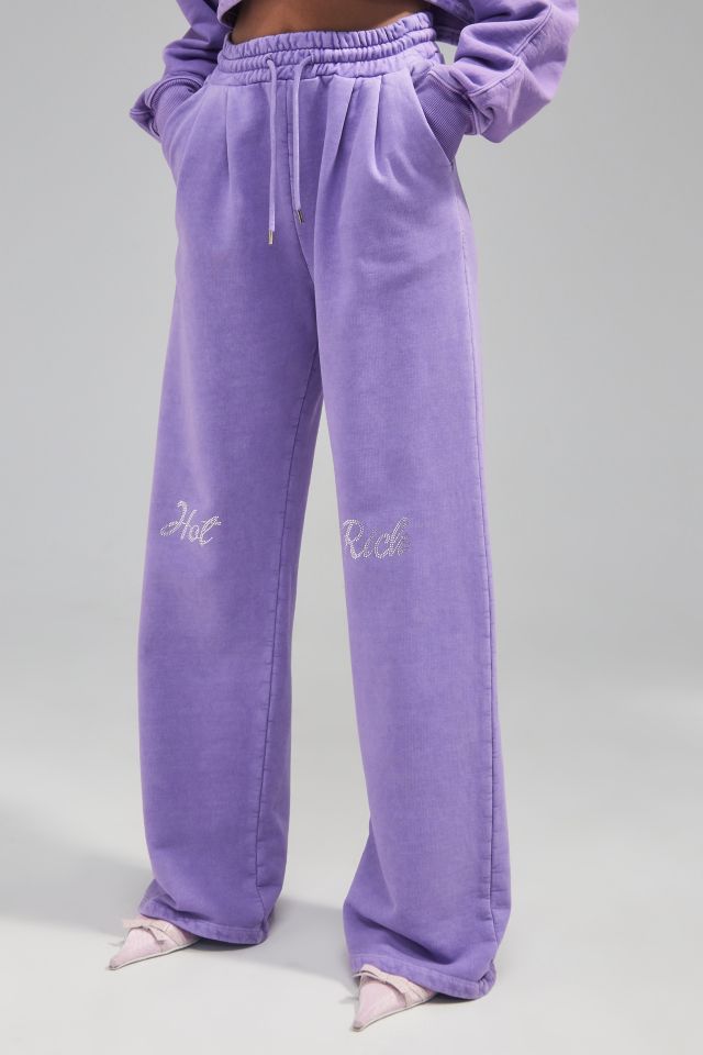 Urban outfitters purple joggers sale