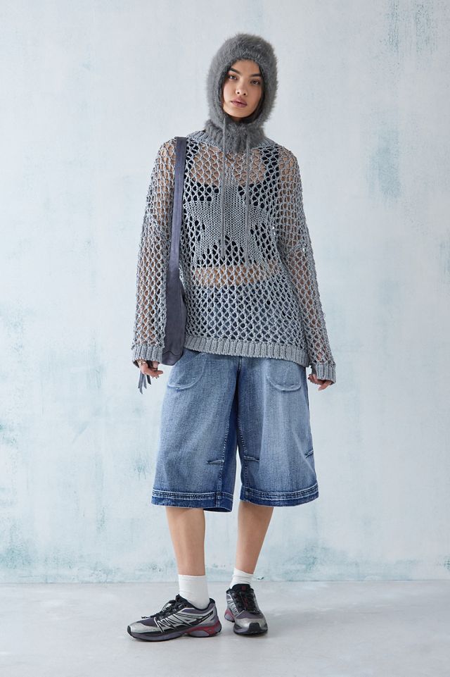 Minga London Silver Open Knit Star Jumper #2