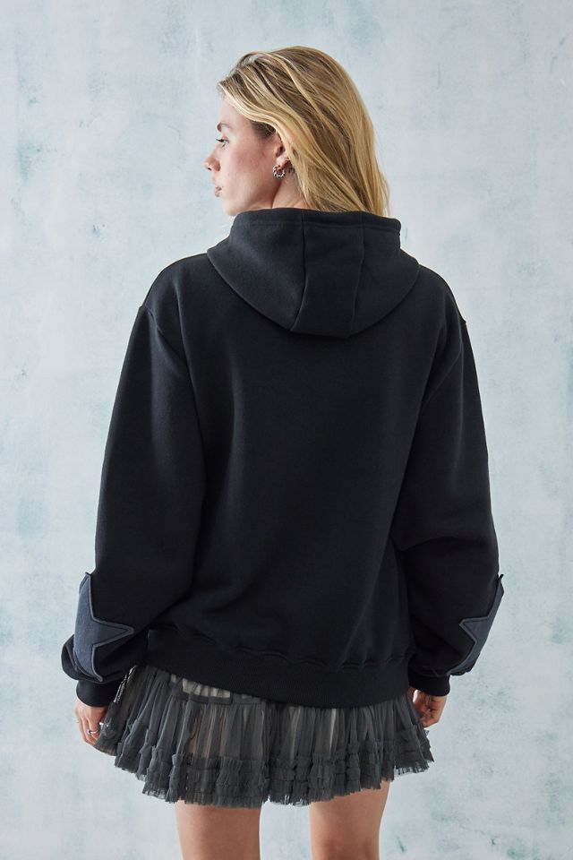 Minga London Star Patch Zip-Up Hoodie #3