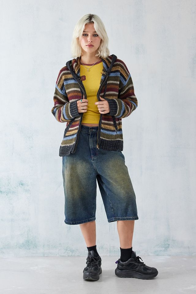 Minga London Cardigan in maglia Aya con zip #1