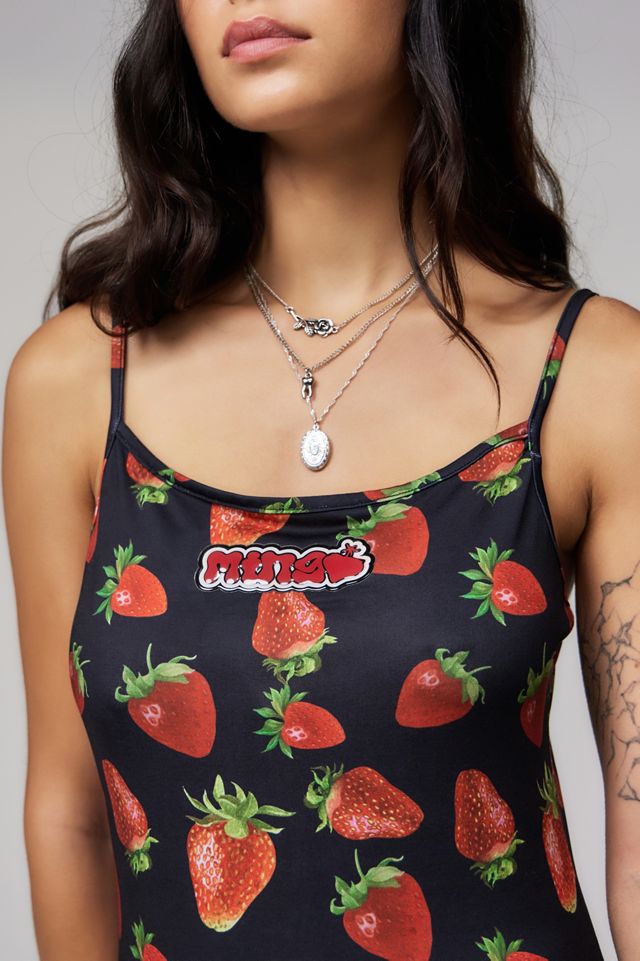 Minga London Strawberries Midi Dress #1
