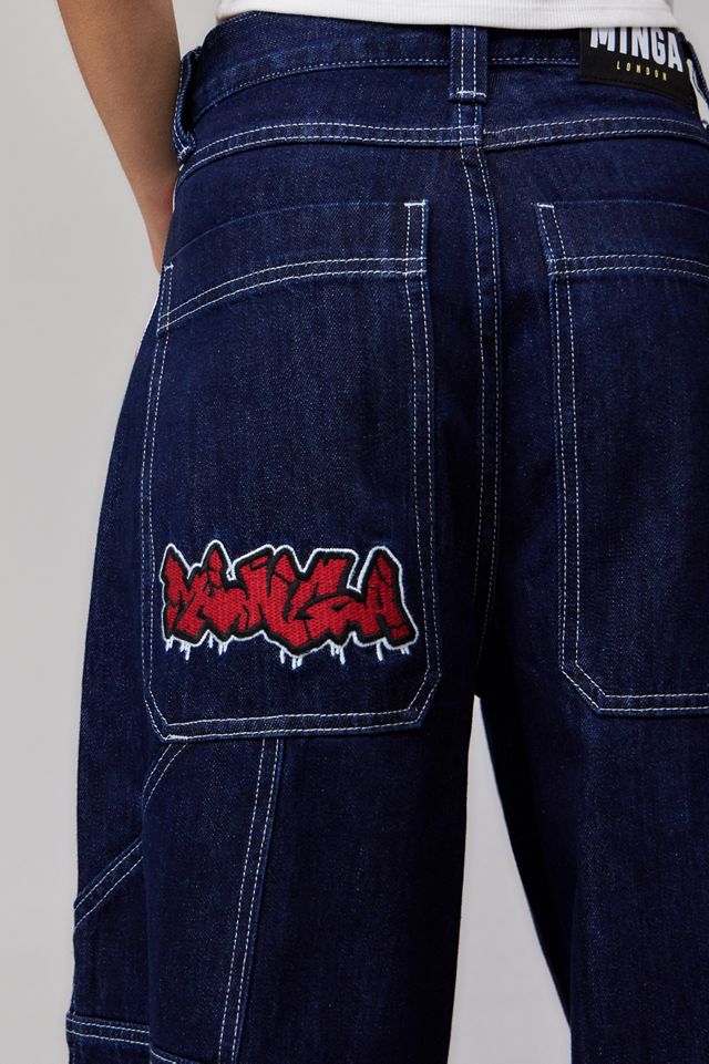 Minga London Stripe Wide-Leg Jeans #1
