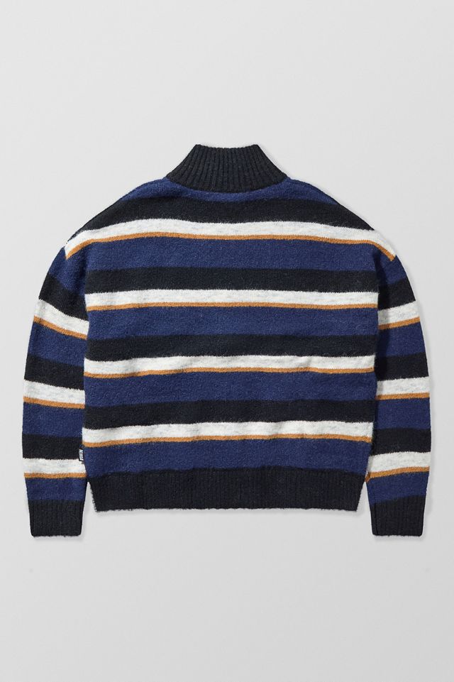 Minga London Blue Striped Zip-Up Cardigan #5