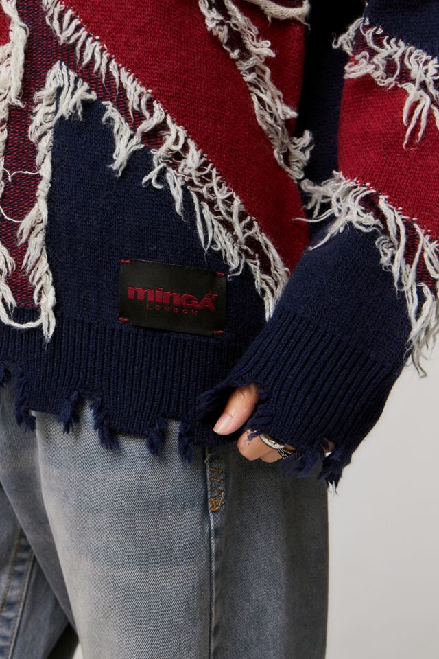 Minga London Union Flag Distressed Jumper #1
