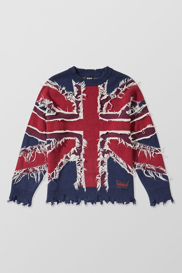 Minga London Union Flag Distressed Jumper #8