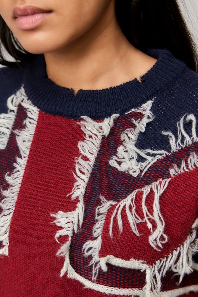Minga London Union Flag Distressed Jumper #3