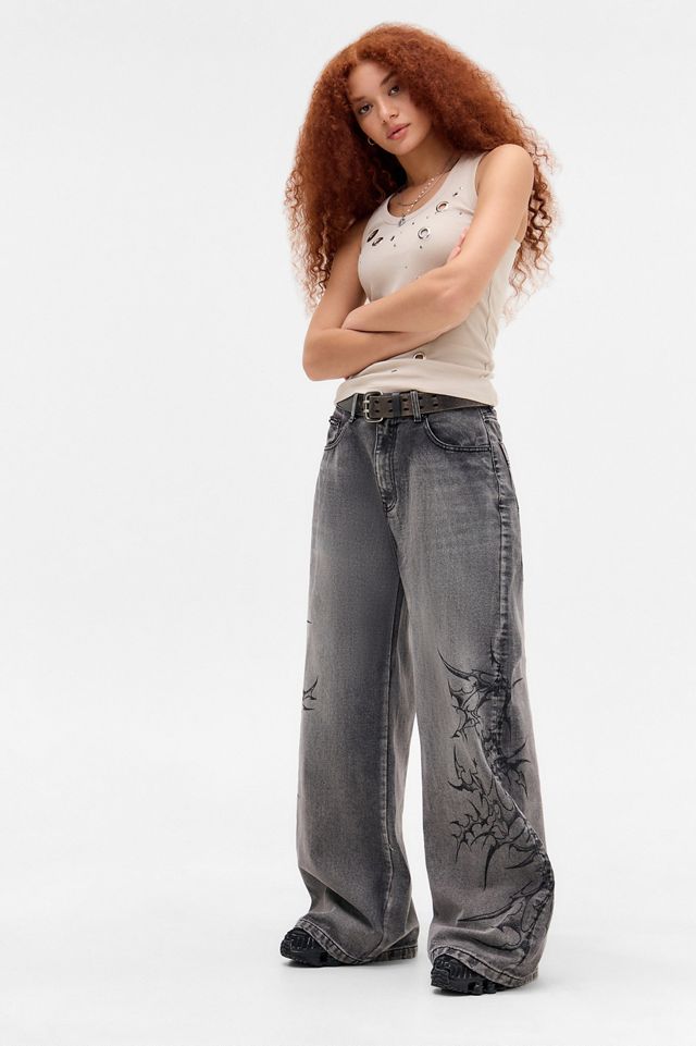 Jeans graphiques Minga London Blaze #1