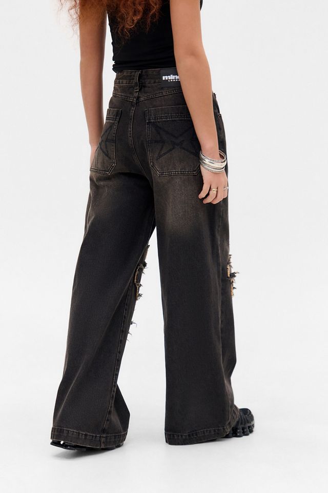 Minga London Cross Patch Baggy Jeans #2