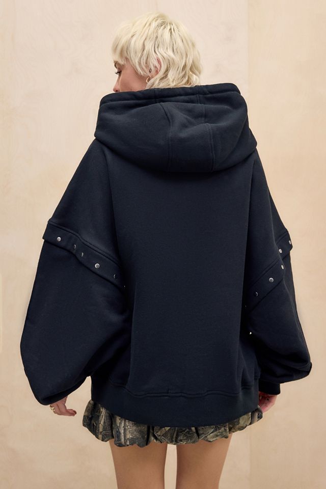 Minga London Studded Zip Hoodie #3
