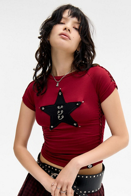 Minga London Red Star T-Shirt Product Page