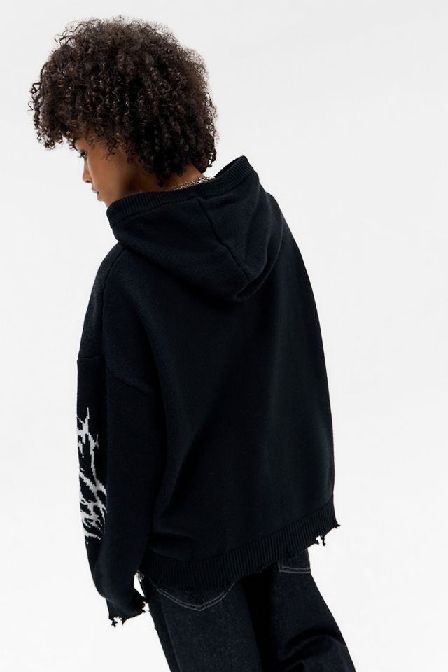 Minga London Abyx Gestrickter Zip-Hoodie | Urban Outfitters DE