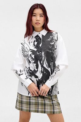 Minga London Chemise blanche Cold Virtue Angel