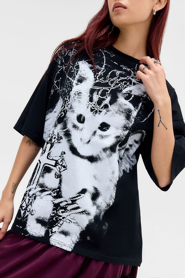 Camiseta Minga London Black Halo Kitten #2
