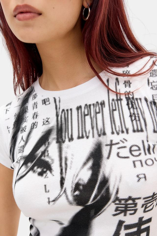 Minga London T-Shirt Bianca Delirium Anime Blur #2