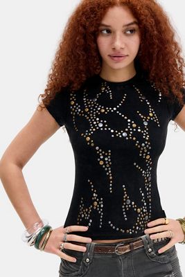 T-shirt bébé Frances à clous Minga London