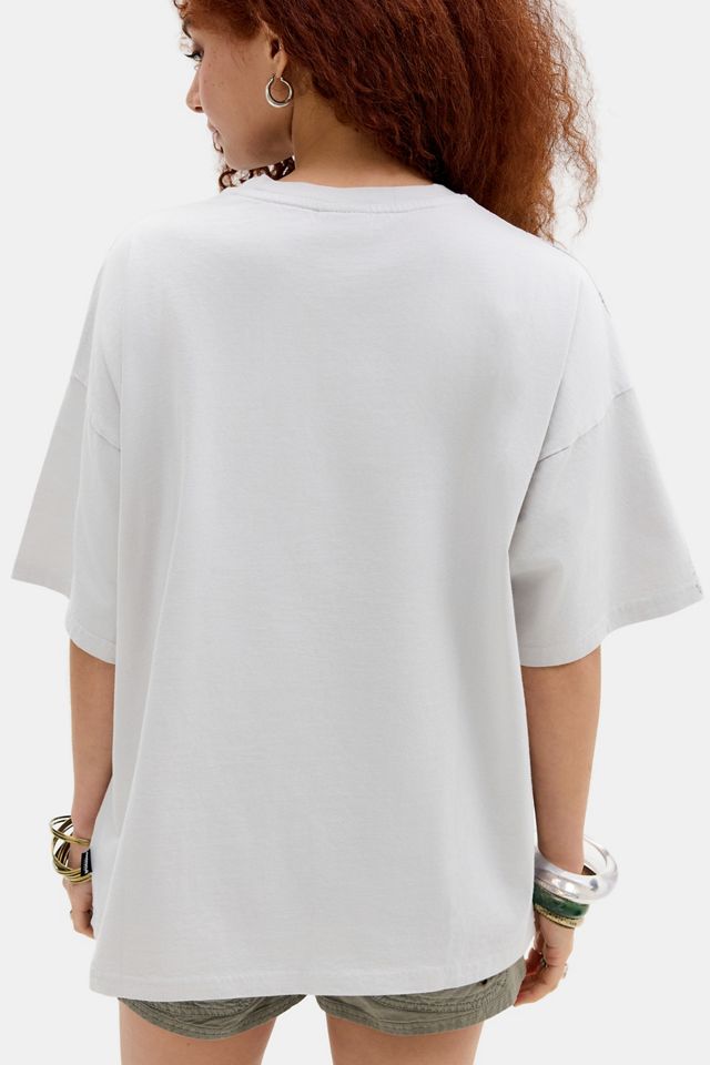 T-shirt Oversize con Grafica Ali Bianche Minga London #3