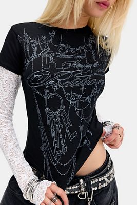 Minga London Perdition Doppellagiges Baby-T-Shirt
