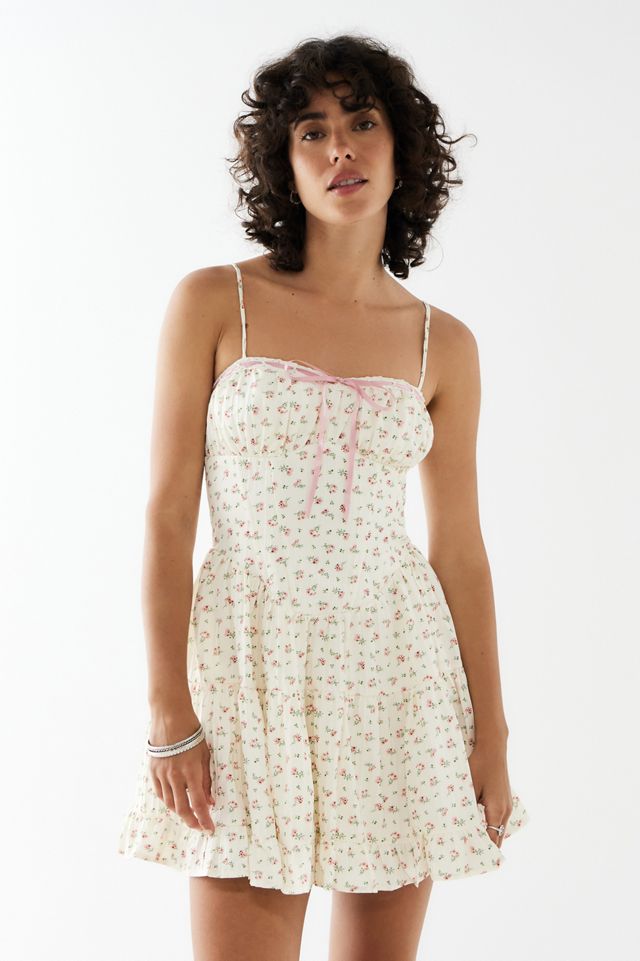 Kiss The Sky Villa Floral mini Dress