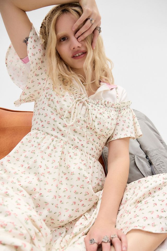 Kiss The Sky UO Exclusive Rosen-Maxikleid #6