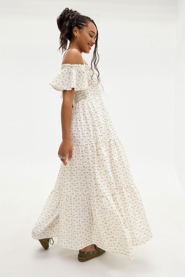 Kiss The Sky UO Exclusive Rosen-Maxikleid #4