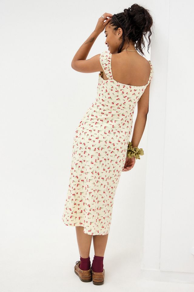 Kiss The Sky Vestido Midi Floral Ditsy Exclusivo de UO #3