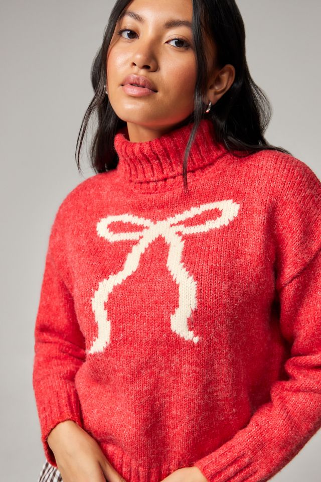Kiss The Sky UO Exclusive Devon Bow Knit Jumper #3