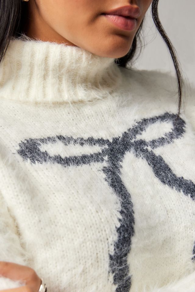 Kiss The Sky UO Exclusive Devon Bow Knit Jumper #1