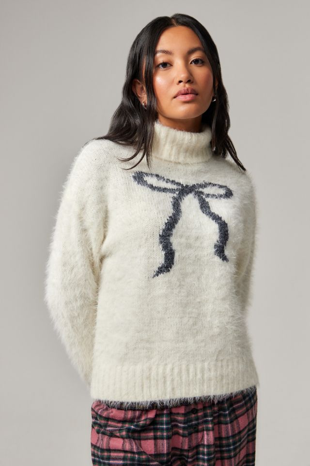 Kiss The Sky UO Exclusive Devon Bow Knit Jumper #3
