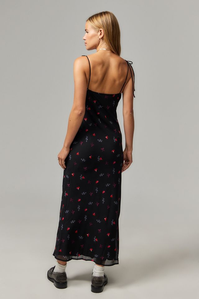 Love Triangle UO Exklusives Schleife Midi Kleid #3