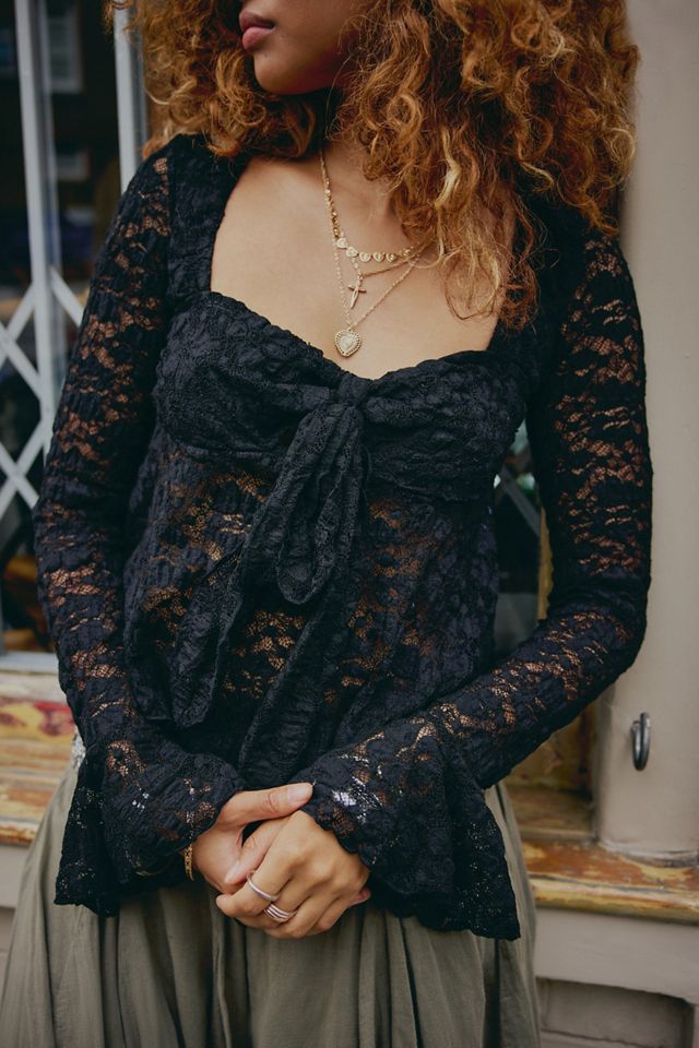 Kiss The Sky Minka Lace Blouse #1