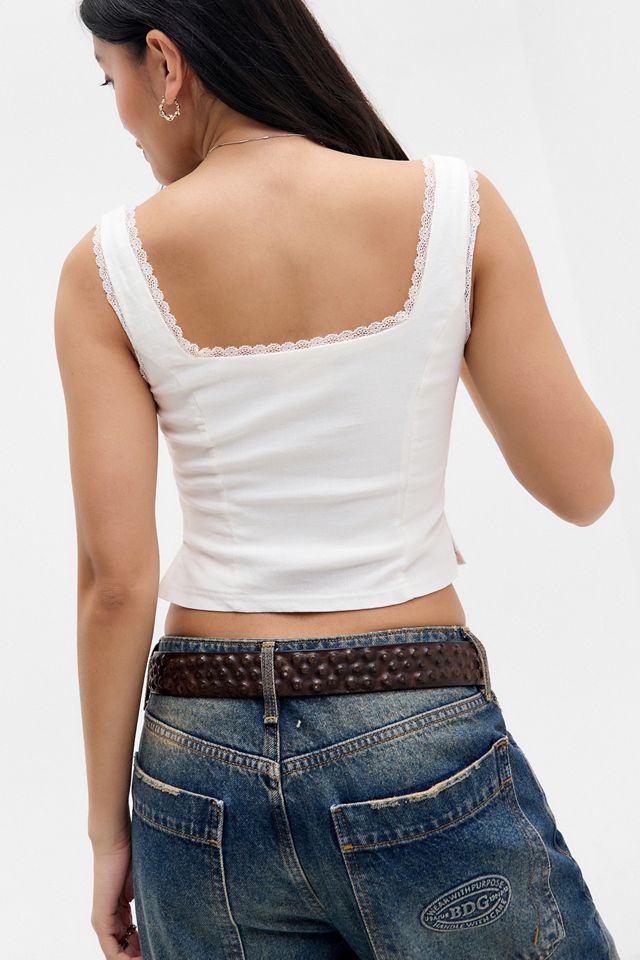 Kiss The Sky UO Exclusive Cherry Embroidered Top #3