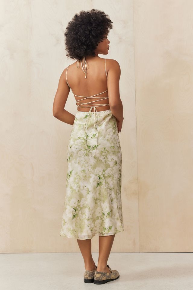 Vestido Midi Kiss The Sky Mercer Blur #3