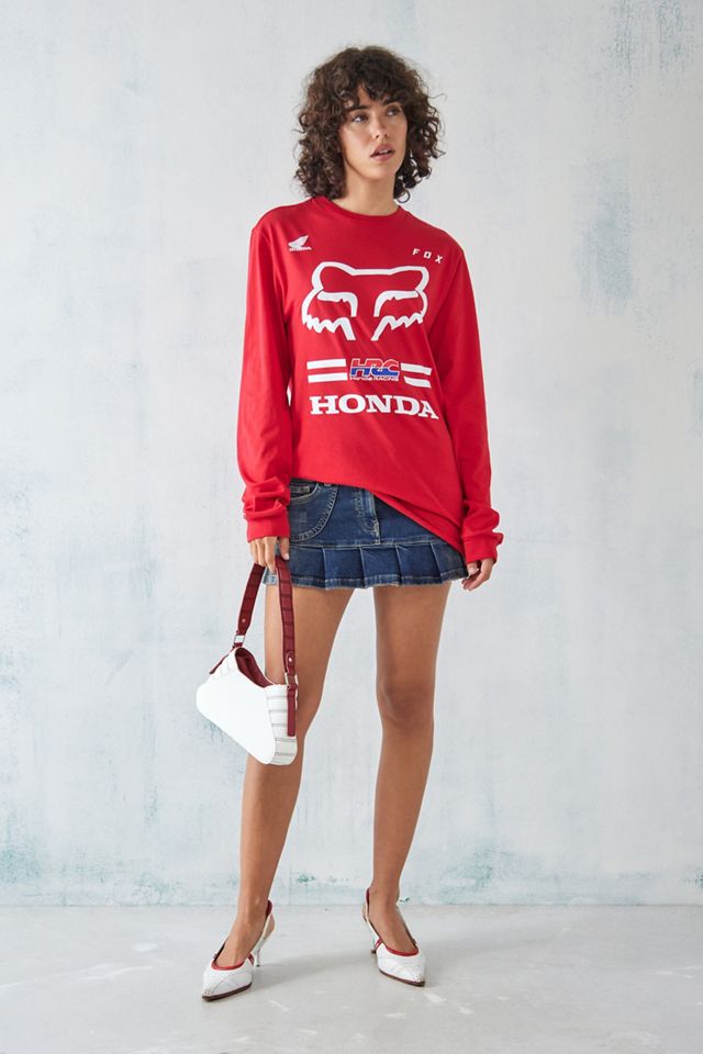 Fox x Honda II camiseta roja premium racing #2