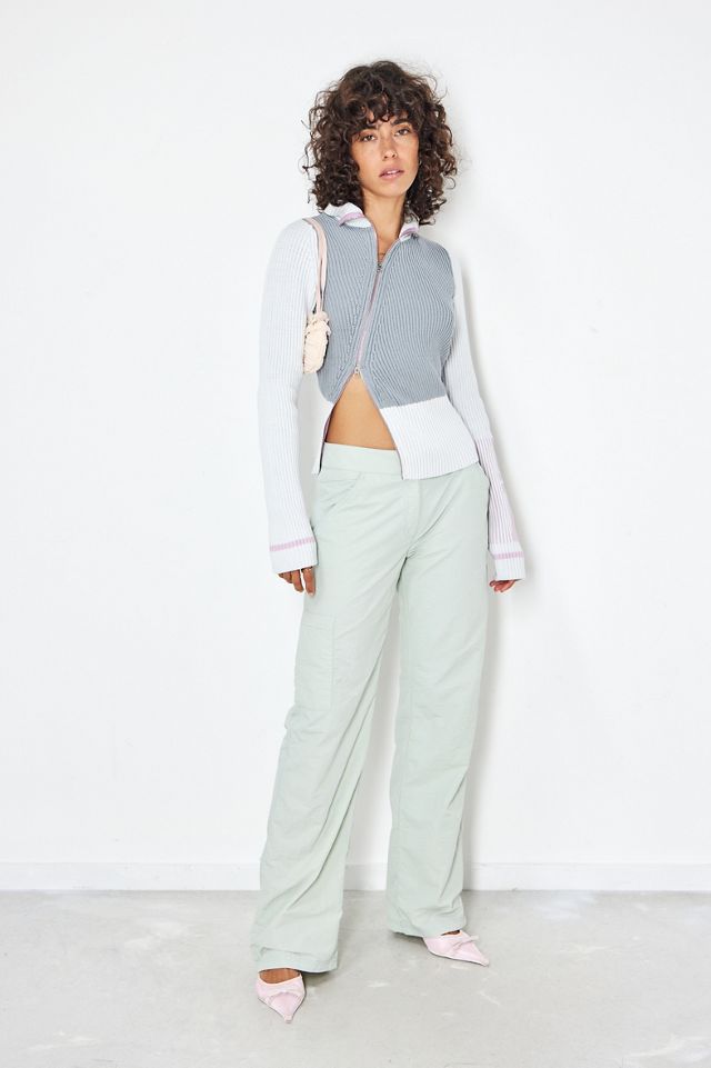 Peachy Den Oyster The Fara Cargo Pants #1