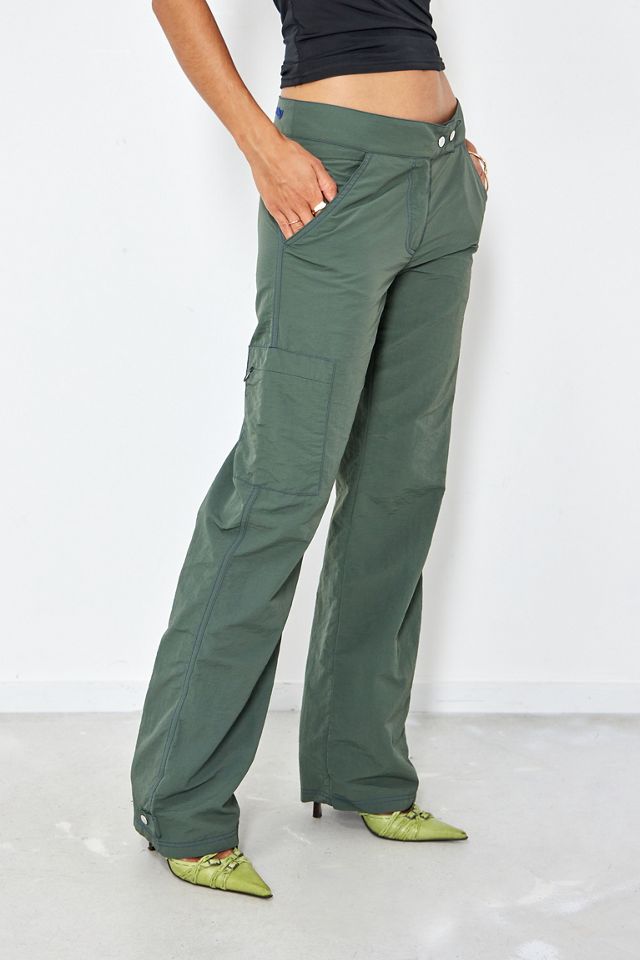 Peachy Den Slate Green The Fara Cargo Pants #1