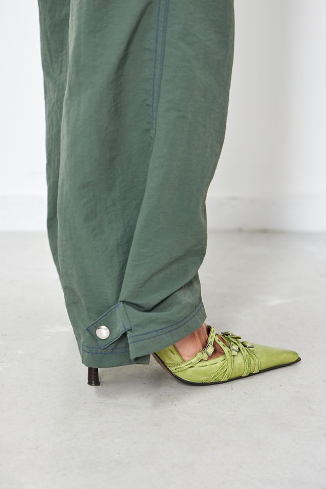 Peachy Den Slate Green The Fara Cargo Pants #4