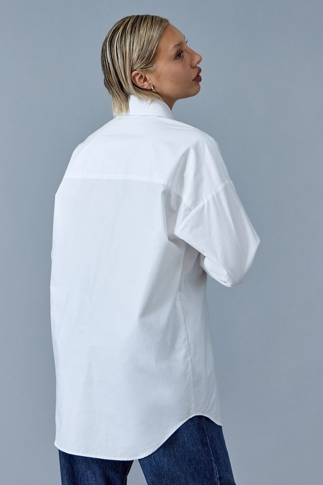 Diesel S-Dou-Plain Poplin Embroidered Shirt  #3