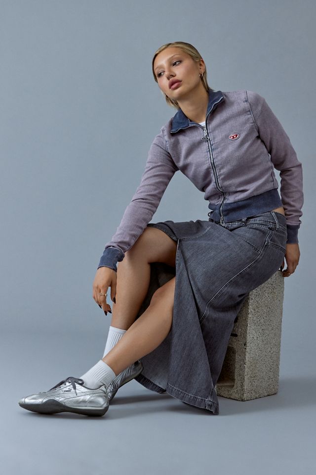 Diesel Pink Tint D-Emy-Ne Zip-Up Track Top  #1