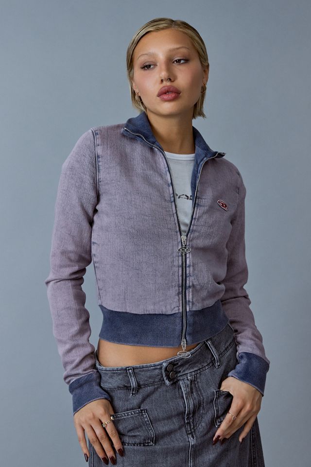 Diesel Pink Tint D-Emy-Ne Zip-Up Track Top  #2