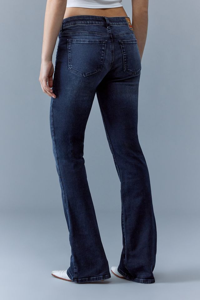Jean Bootcut Blanc Jennyfer Taille Basse - Coupe Ajustée Vintage Années 2000