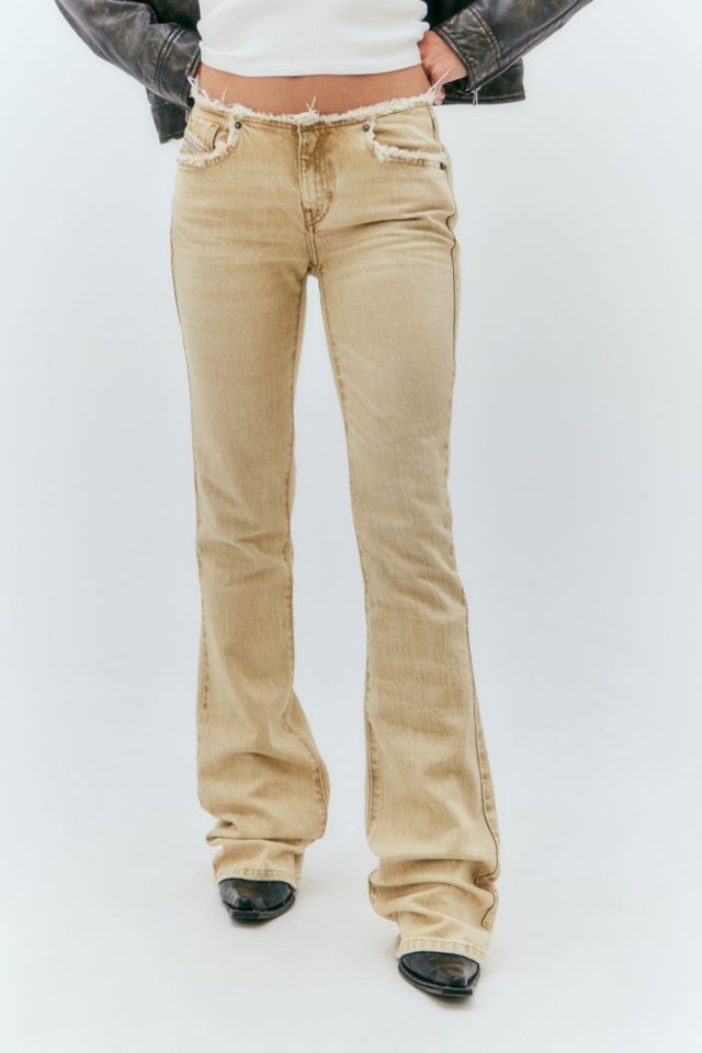 Super Low Waist Skinny Denim Brown