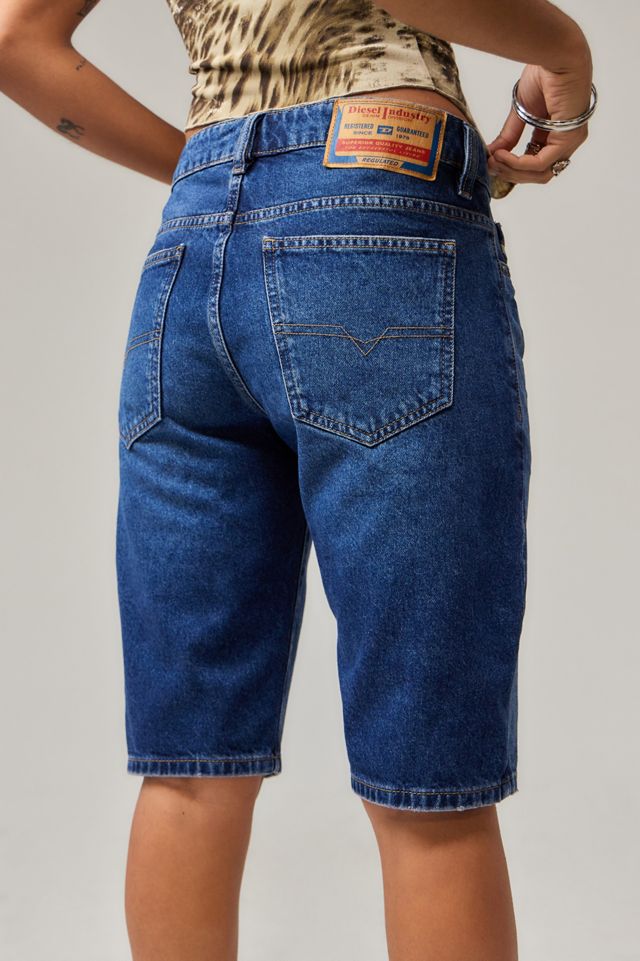 Diesel - Short ajusté en denim #1