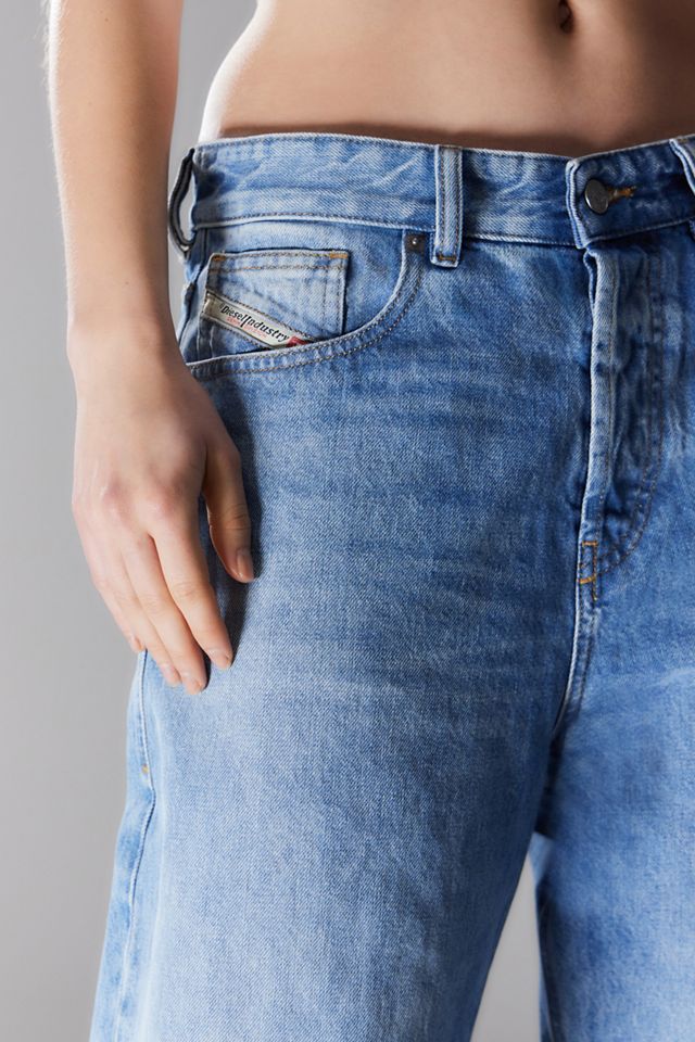 Jeans droits Diesel délavé clair 1996 D-Sire #2