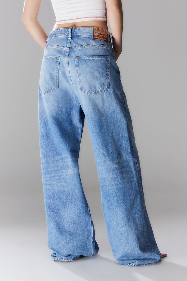 Jeans droits Diesel délavé clair 1996 D-Sire #3