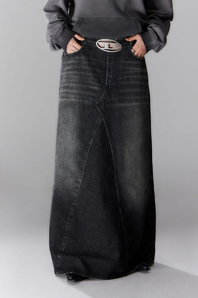 すぐ届く*DIESEL*ディーゼル* De-Pago Long skirt in denim Women's Long skirt in comfort denim | Blue | Diesel