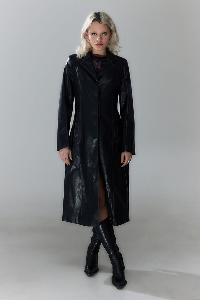 Diesel G-Filar Faux Leather Coat #2