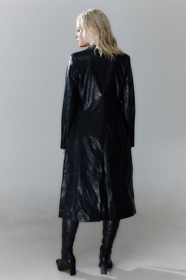 Diesel G-Filar Faux Leather Coat #3