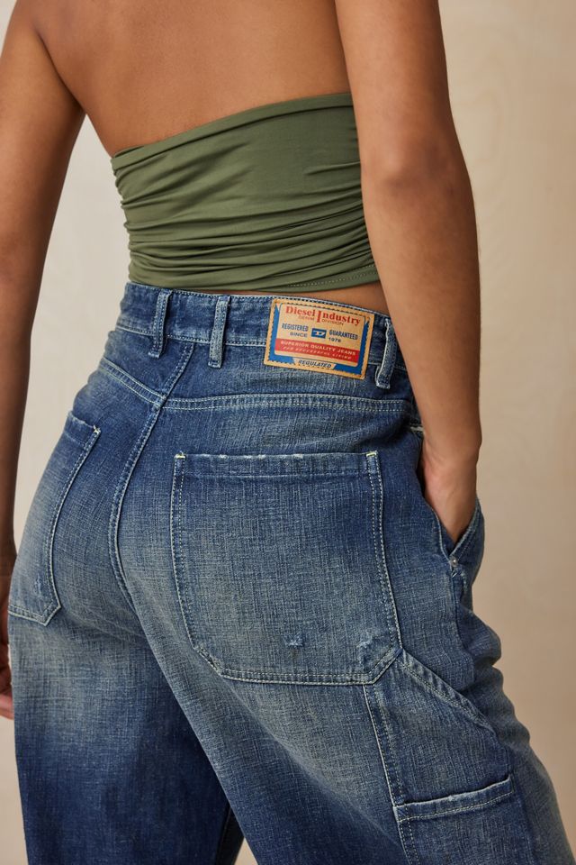 Diesel D-Sire Washed Wide Leg Jeans #1